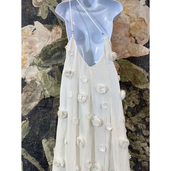 New Free People Blossom Bliss Maxi Dress white floral Size 2 - Picture 7 of 8
